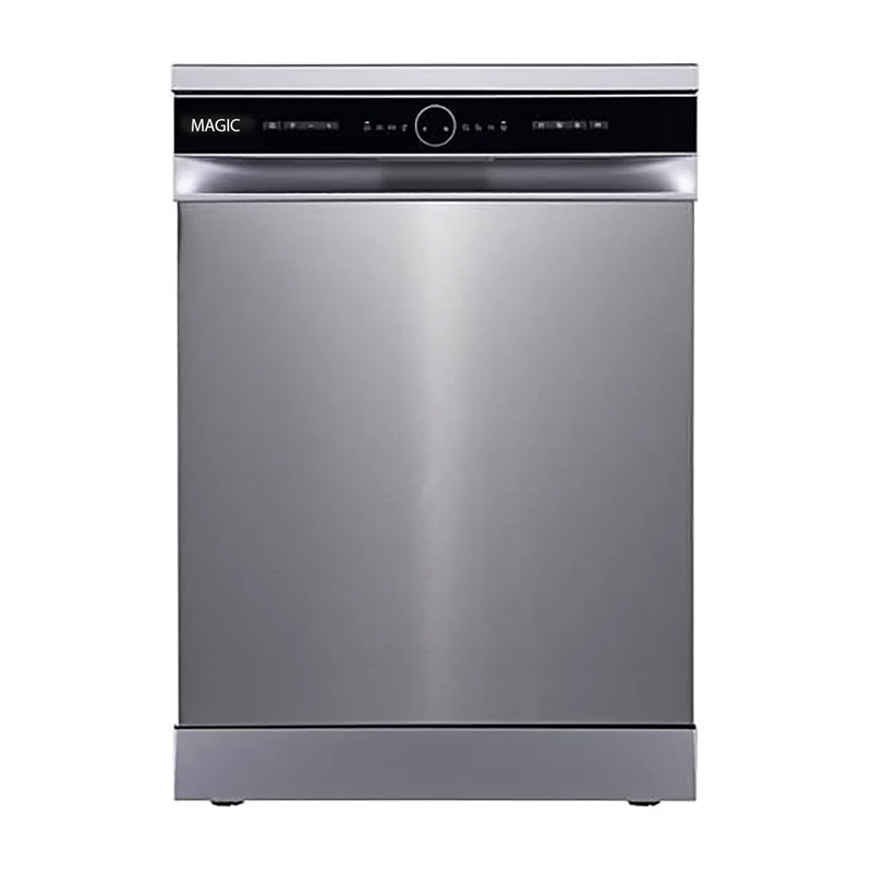 ماشین ظرفشویی مجیک 14 نفره Auto open door سیلور مدل DW52M03