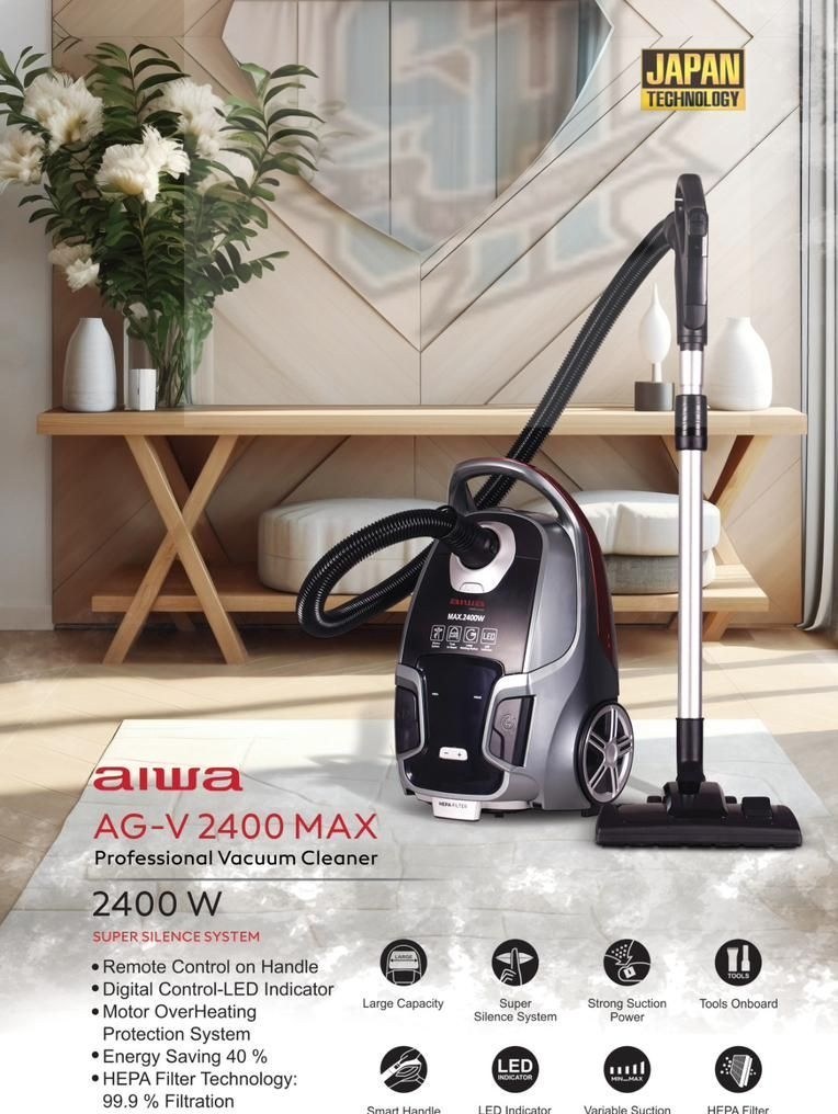 جاروبرقی ایوا مدل AG-V2400MAX