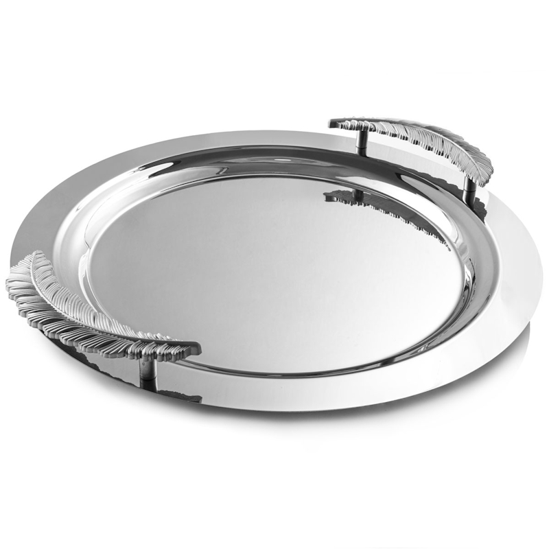 سینی دو عددی کی اس تی مدل 5450 مجموعه ای شیک و کاربردی برای پذیرایی در مهمانی و استفاده روزمره است. این محصول از استیل 18/10 ساخته شده و مقاومت مناسبی در برابر زنگ زدگی دارد. سطح آینه ای سینی ها، جلوه ای براق و جذاب ایجاد می کند و زیبایی میز پذیرایی را افزایش می دهد. طراحی گرد سینی ها، فضای مناسبی برای سرو انواع خوراکی، میوه، شیرینی، چای و نوشیدنی فراهم می کند. این مجموعه شامل دو عدد سینی است و وزن کلی آن 2 کیلوگرم است. دسته های پر با رنگ صدفی، ظاهر زیبا و متفاوتی به سینی ها می دهند و جابه جایی آنها را آسان تر می کنند. ترکیب سطح آینه ای، بدنه استیل و دسته های صدفی، ظاهر محصول را برای پذیرایی رسمی و مهمانی مناسب می سازد. استیل 18/10 کیفیت و دوام مناسبی دارد و امکان استفاده مداوم از سینی ها را فراهم می کند. سطح صاف سینی ها نیز تمیز کردن آنها را آسان می کند و برای استفاده روزمره گزینه مناسبی به شمار می رود. طراحی گرد مدل 5450 امکان چیدمان مناسب ظروف و خوراکی ها را روی سینی فراهم می سازد. این سینی ها برای سرو چای، قهوه، نوشیدنی، میوه، شیرینی و انواع خوراکی کاربرد دارند. سینی دو عددی کی اس تی مدل 5450 با طراحی زیبا و کاربردی، گزینه ای مناسب برای خانه، مهمانی و پذیرایی است.