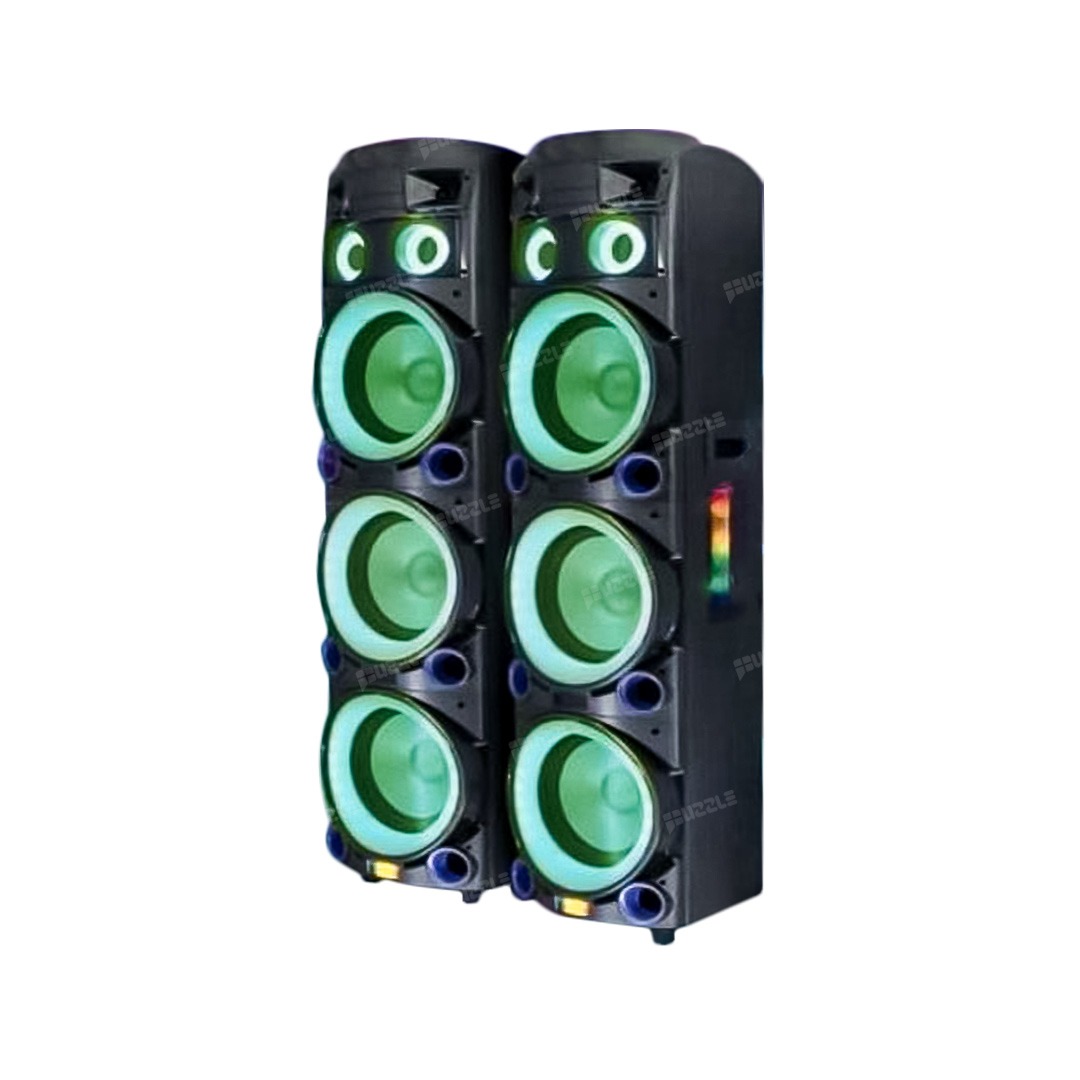 اسپیکر دوقلو میکرولب مدل KM-S600 3D Rain Fall Light