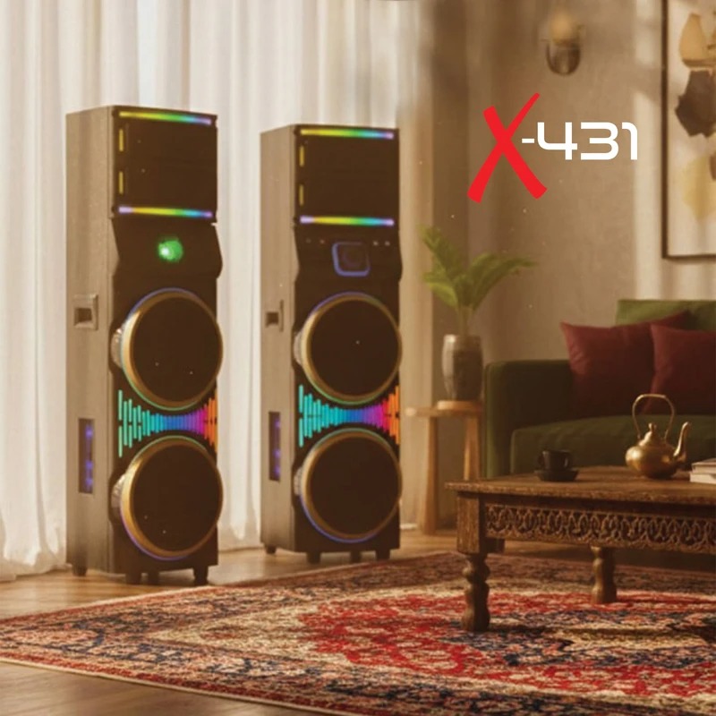 اسپیکر دوقلو میکرولب مدل DJ-X431